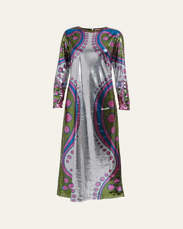 Supremes Swing Sequined Placee Dress