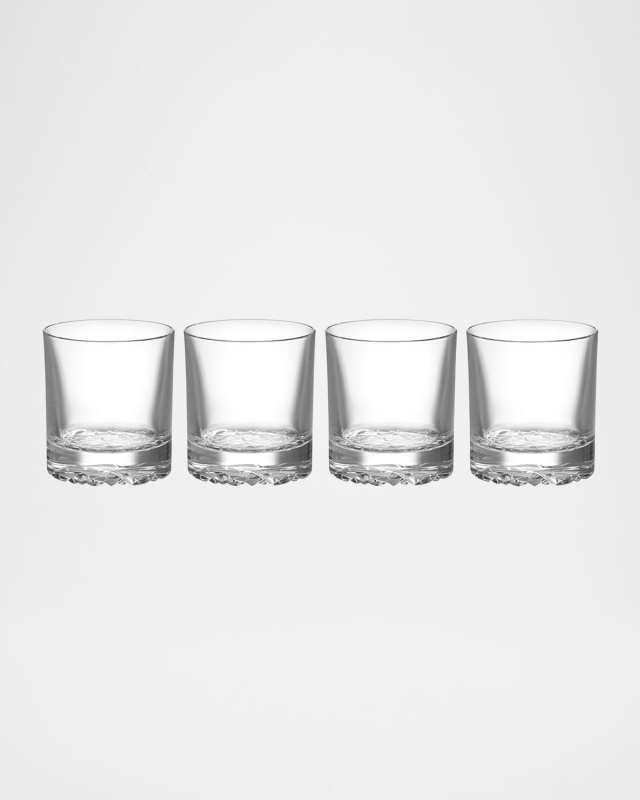 Carat Double Old Fashioned Glasses, Set of 4
