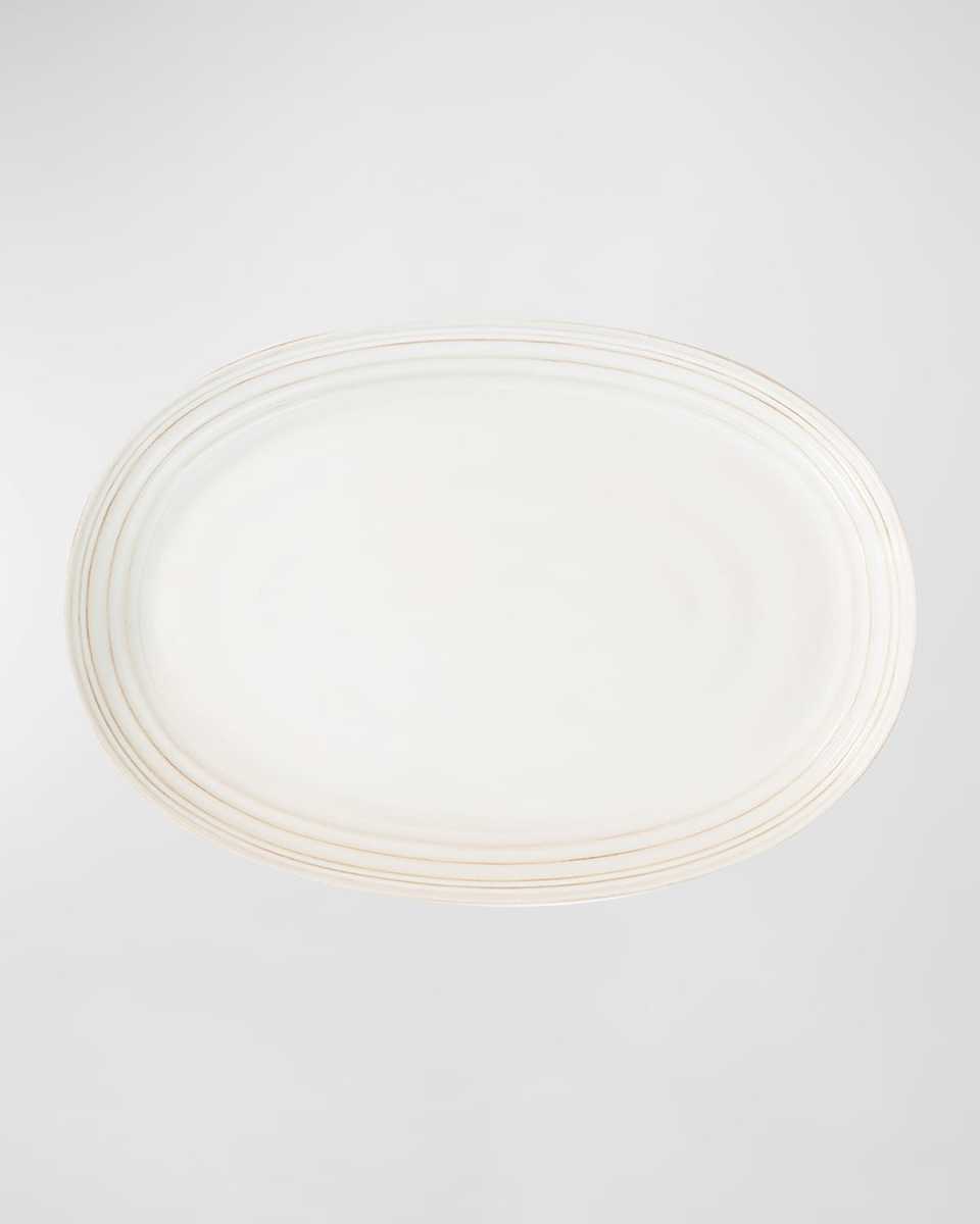 Bilbao 17" Platter - Whitewash
