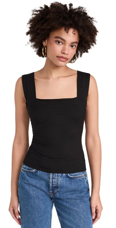 Reformation Clarke Knit Tank Black
