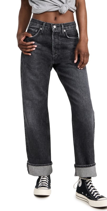 AGOLDE Fran Low Hung Straight jeans Ditch