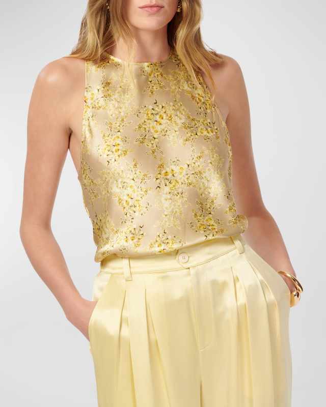 Floriana Racerback Silk Cami