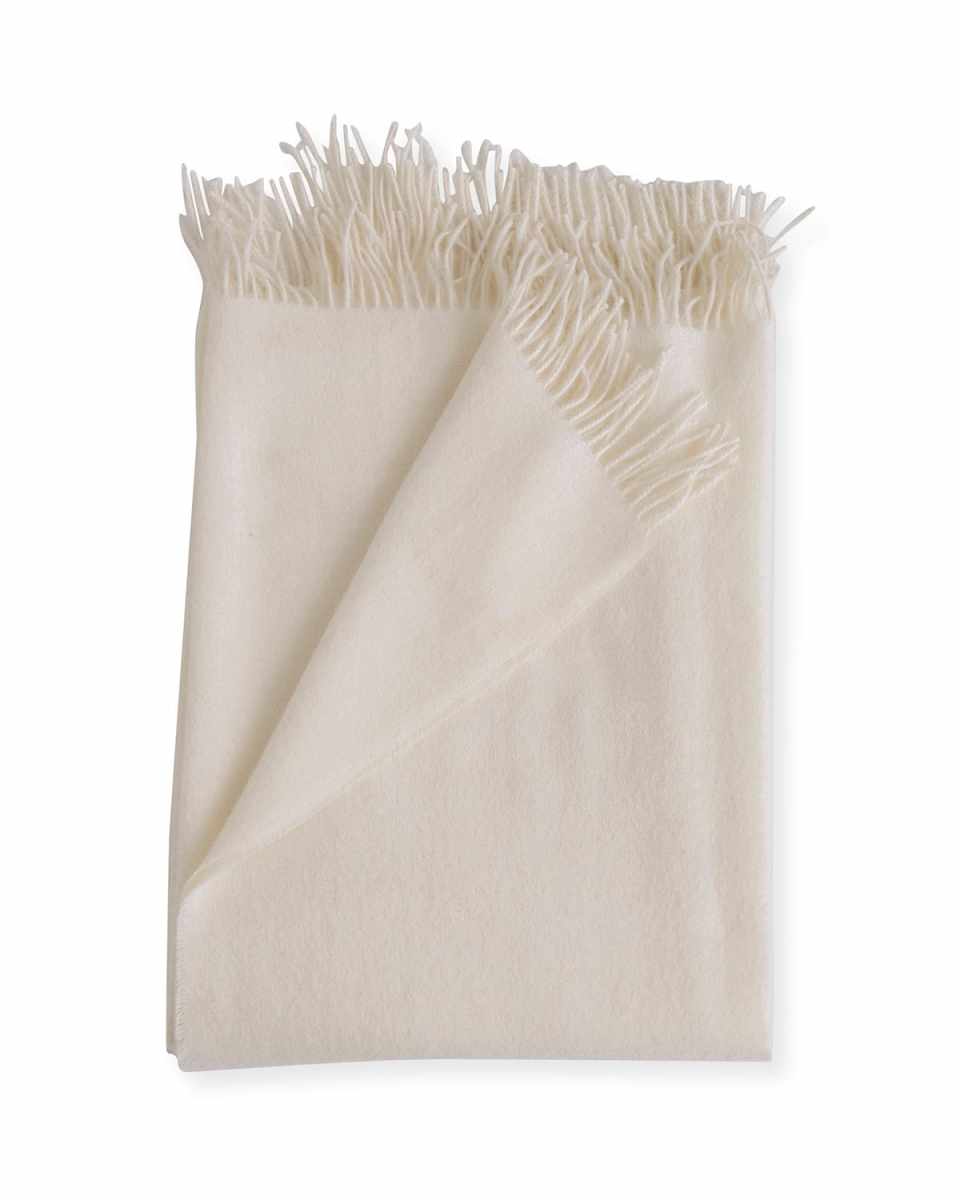 Alpaca Throw, Pearl