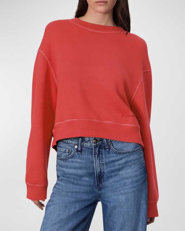 Vintage Cotton-Terry Crewneck Sweatshirt