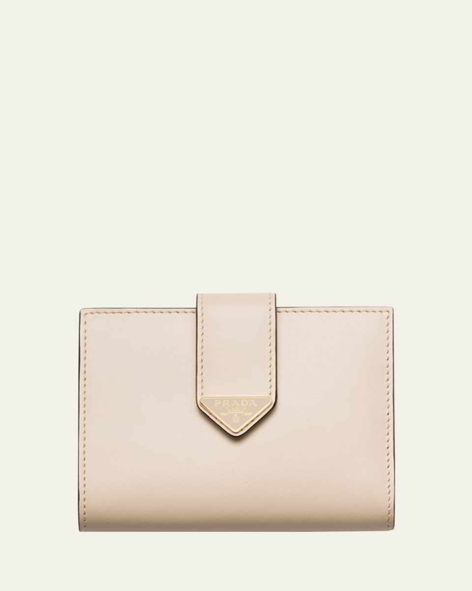 Calf Leather Compact Wallet