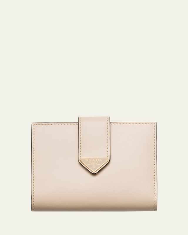 Calf Leather Compact Wallet