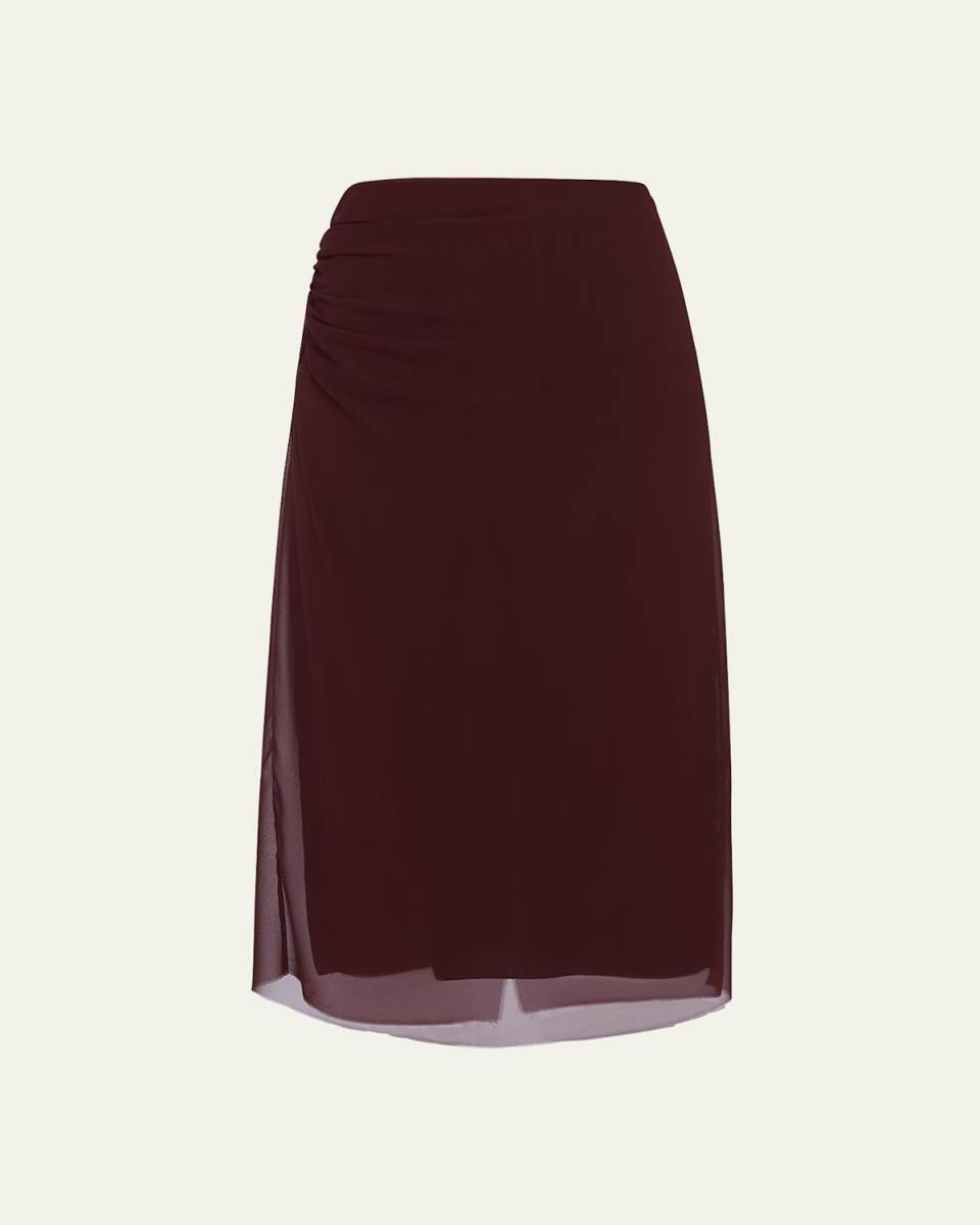 Georgette Midi Skirt
