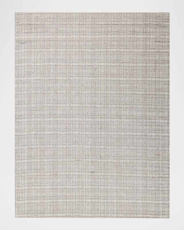 Alpine Hand-Loomed Beige & Ivory Rug, 6' x 9'