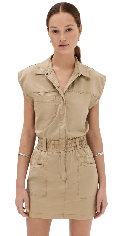 Pistola Denim Rosie Mini Dress Coconut