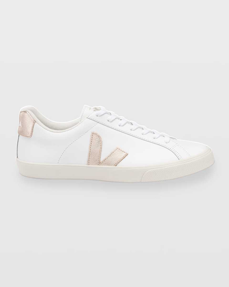 Esplar Logo Leather Low-Top Sneakers