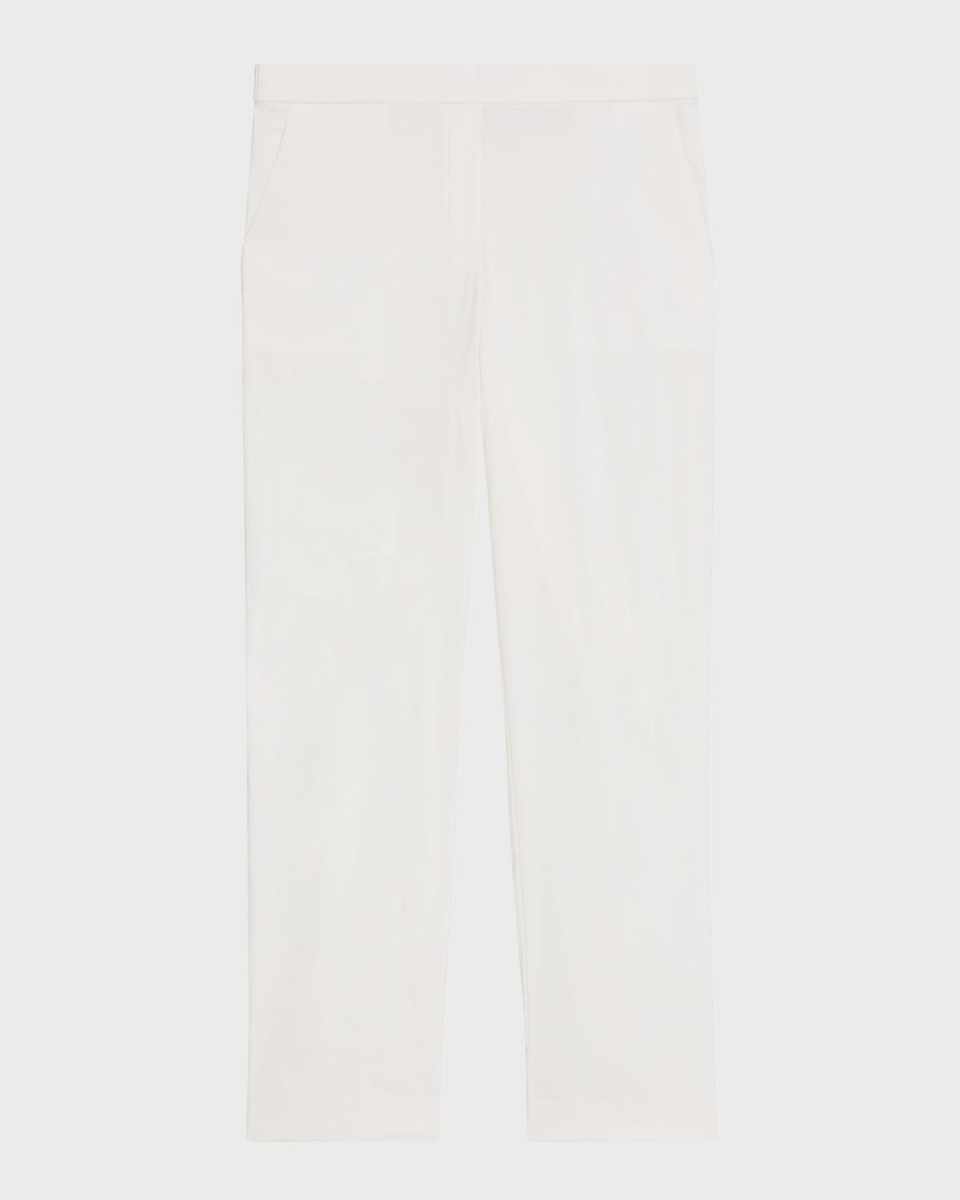 Treeca Cropped Slim Pull-On Pants