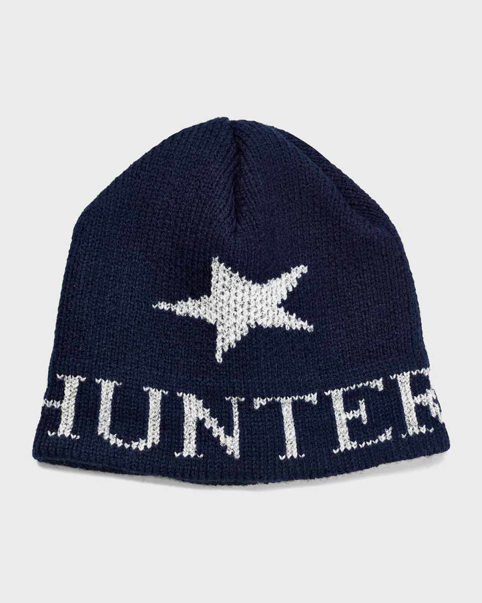 Kid's Single Star Metallic Beanie Hat, Personalized