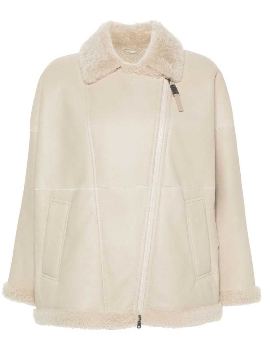 shearling biker jacket