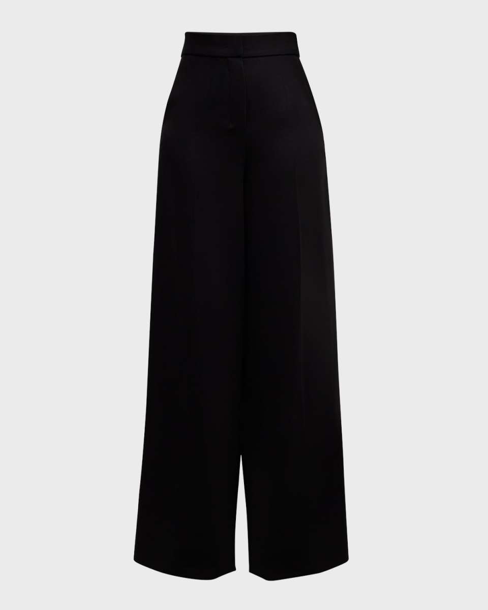 Leccio Wide-Leg Tuxedo Pants