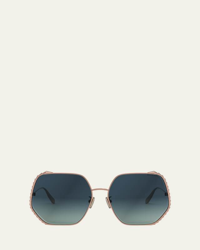 Serpenti Geometric Sunglasses