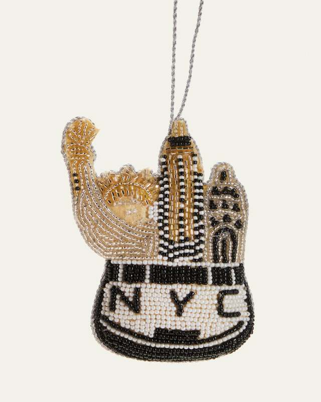 NYC Beaded Ornament