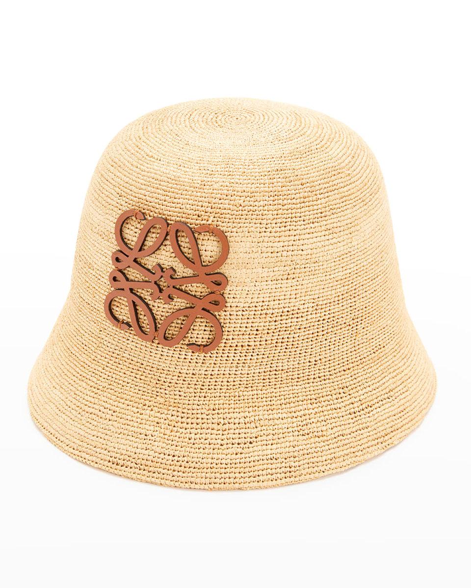 Anagram Raffia Bucket Hat
