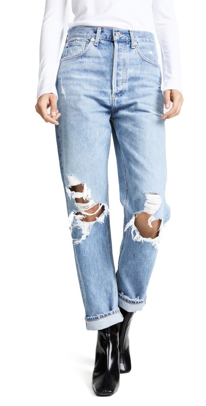 AGOLDE 90s Mid Rise Straight Fit Jeans Fall Out