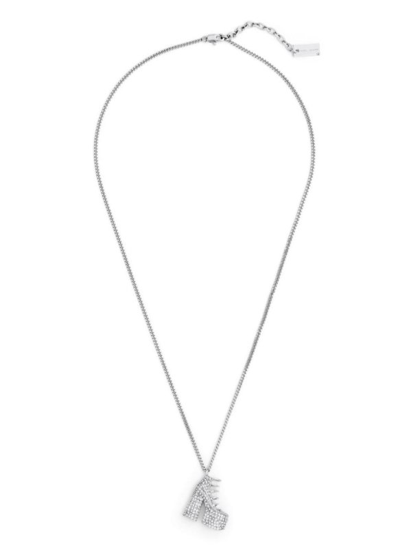 The Pavé Kiki boot necklace