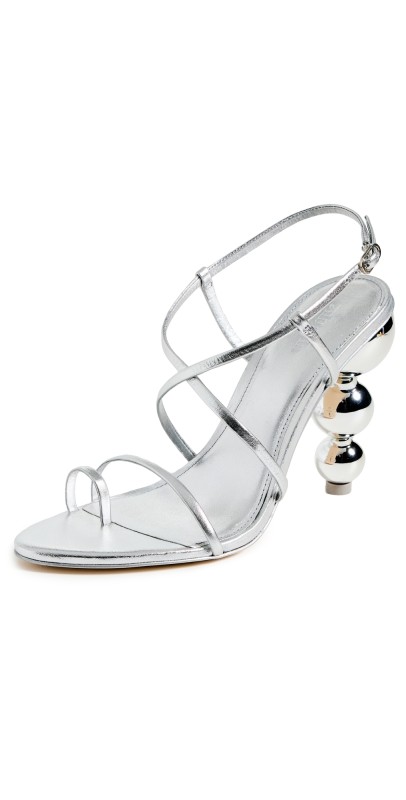 Cult Gaia Robyn Sandals Silver