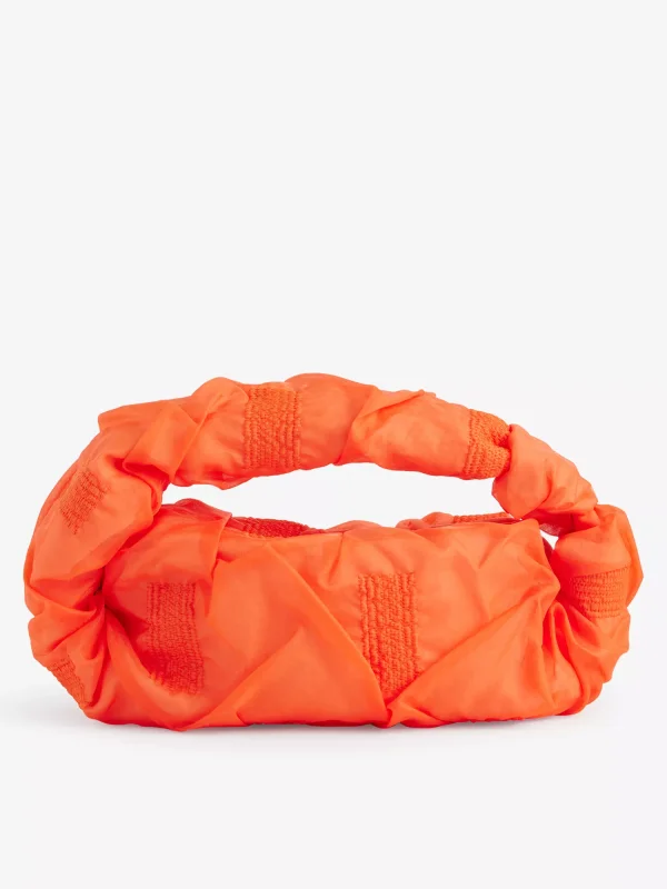 ISSEY MIYAKE Square Crumpled tulle top-handle bag