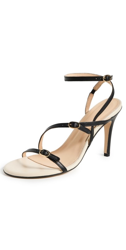 Alohas Alyssa Bicolor Sandals Black Cream