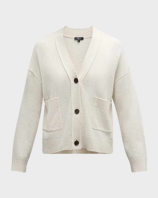 Lindi Wool Cashmere V-Neck Cardigan