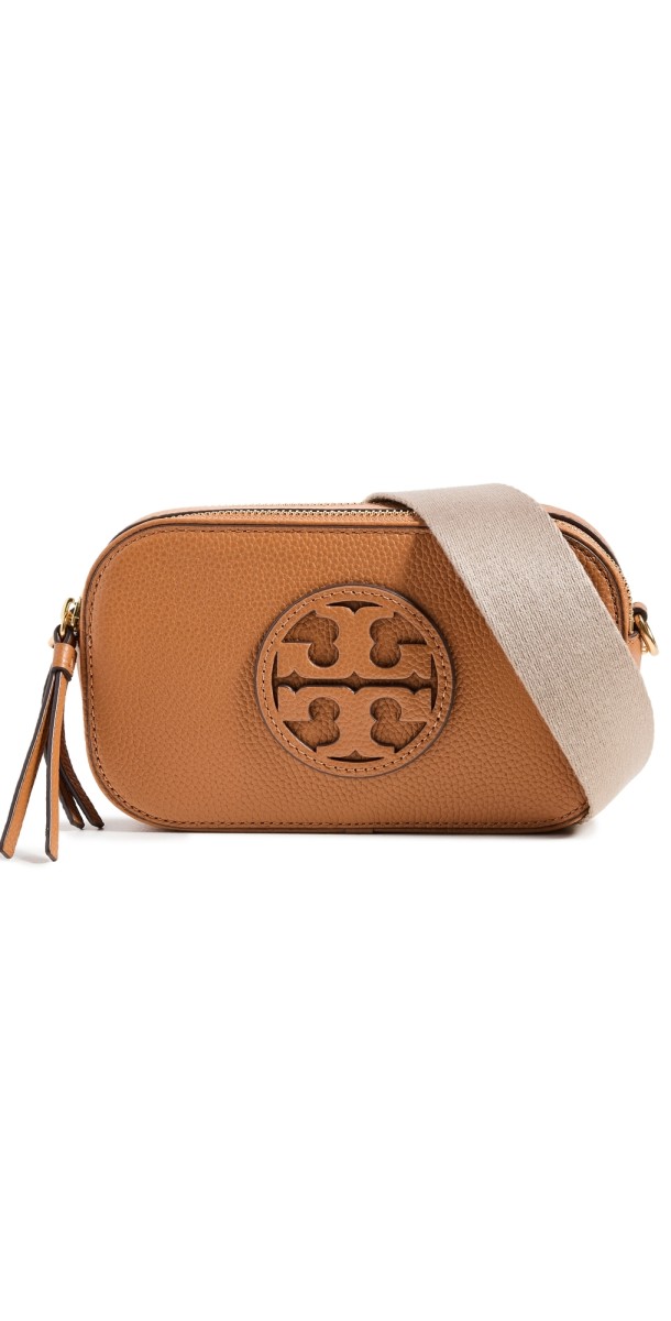 Tory Burch Miller Mini Crossbody Bag Classic Chestnut
