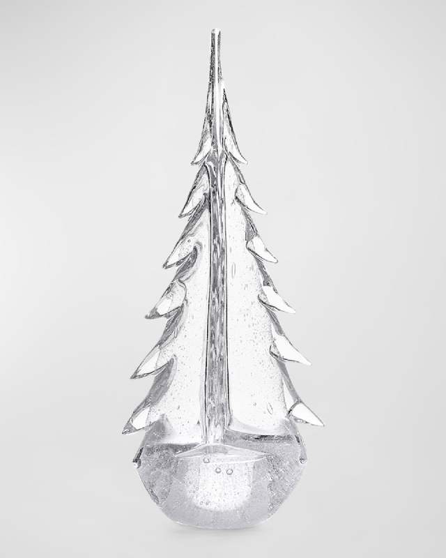 Vela Bubble Evergreen Glass Tree, 16"
