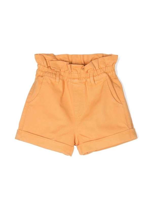 paperbag-waist cotton short