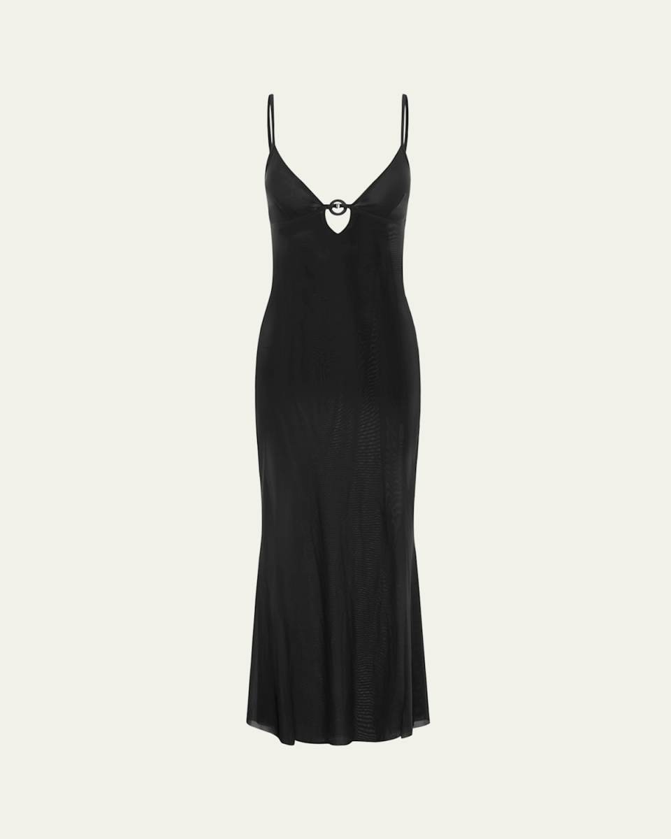 Cindy Mesh Ring Maxi Dress