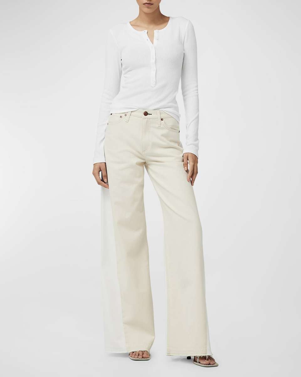 The Knit-Rib Henley Top