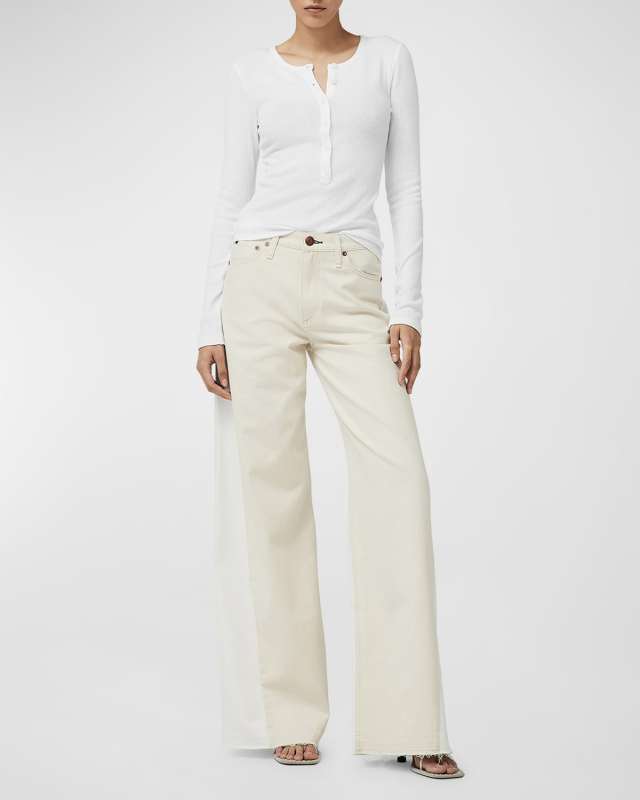 The Knit-Rib Henley Top