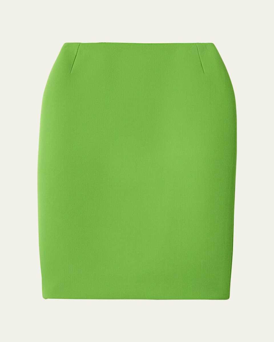 Natte Wool Pencil Skirt