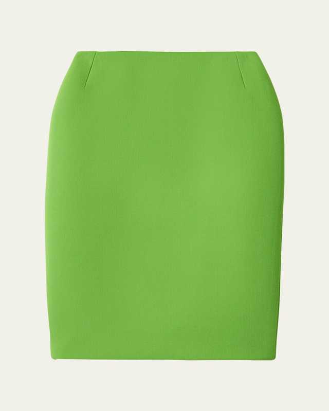 Natte Wool Pencil Skirt