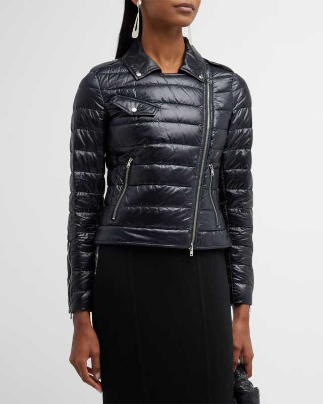 Ultralight Nylon Down Motorcycle Jacket