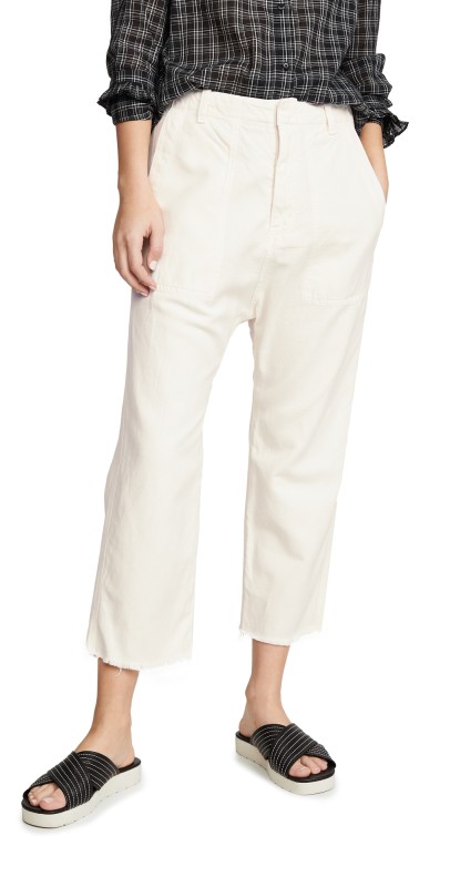 Nili Lotan Luna Pants Eggshell