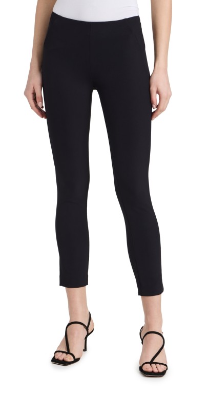 Veronica Beard Zip Back Scuba Pants Navy