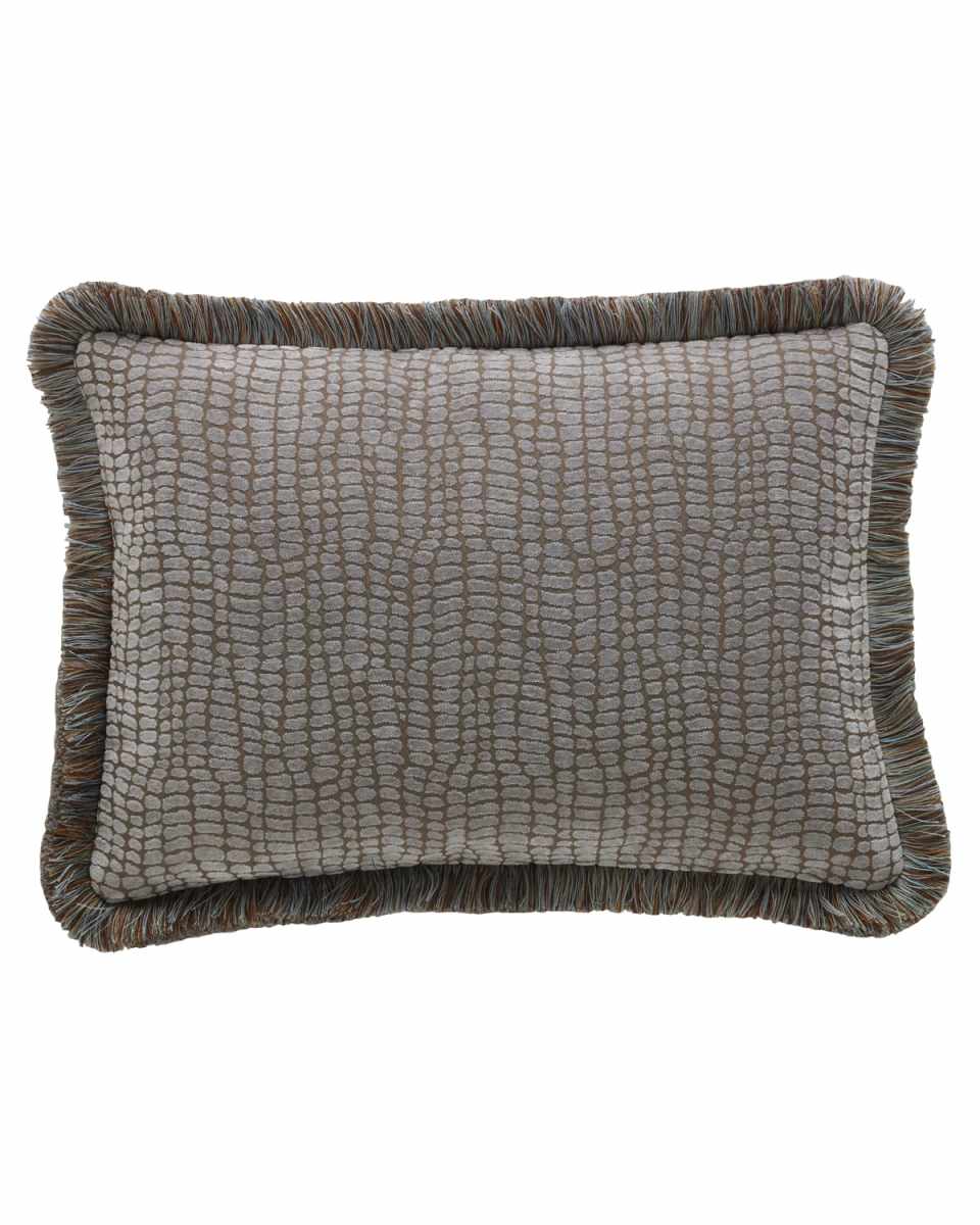 Bella Crocodile Pillow, 14" x 20"