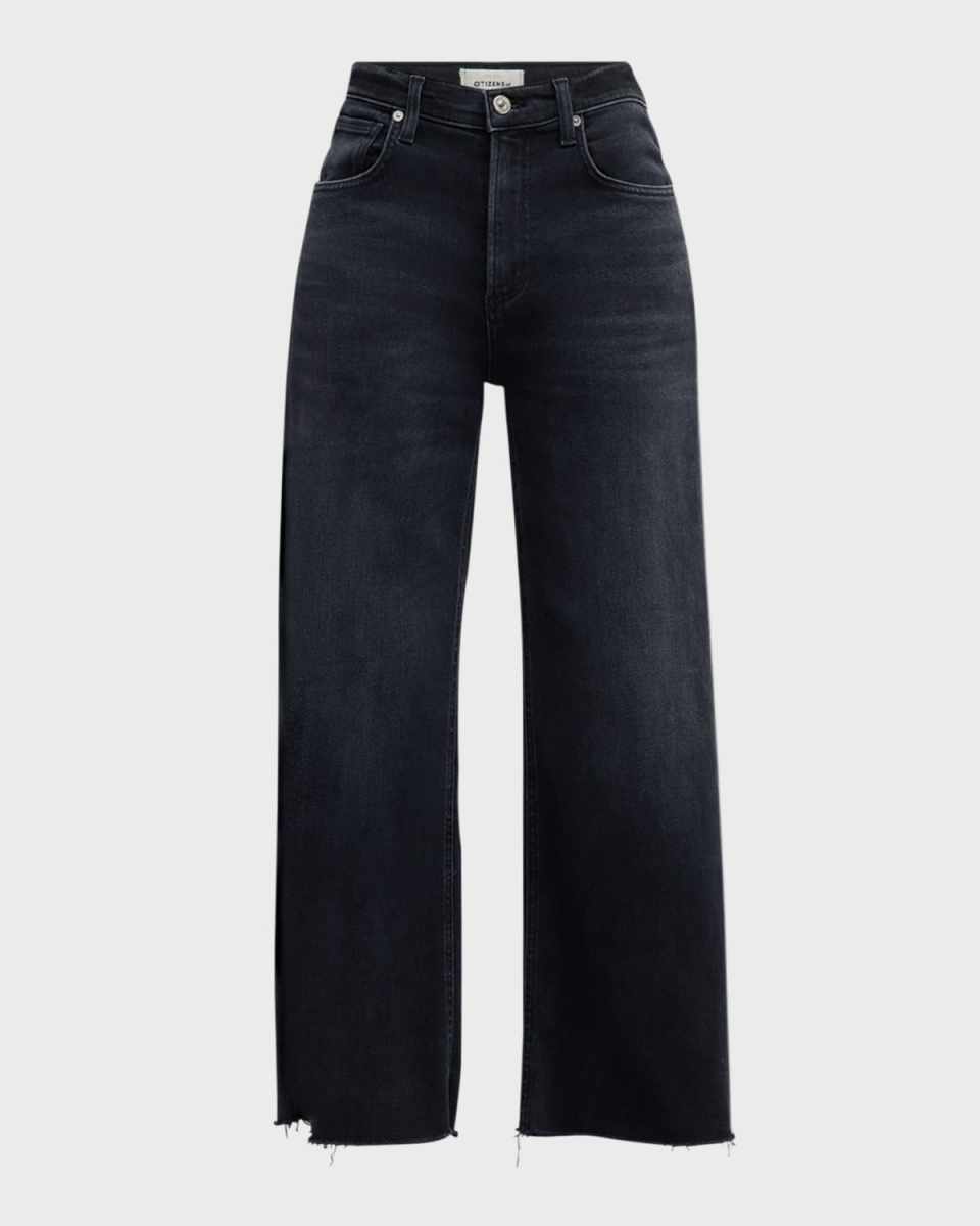 Lyra Wide-Leg Cropped Jeans