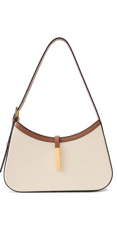 DeMellier Tokyo Bag Canvas & Tan Smooth