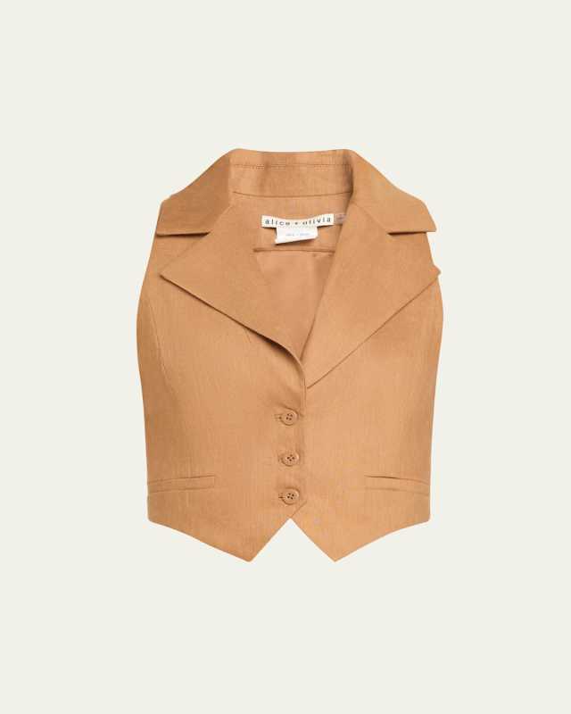 Donna Linen Vest