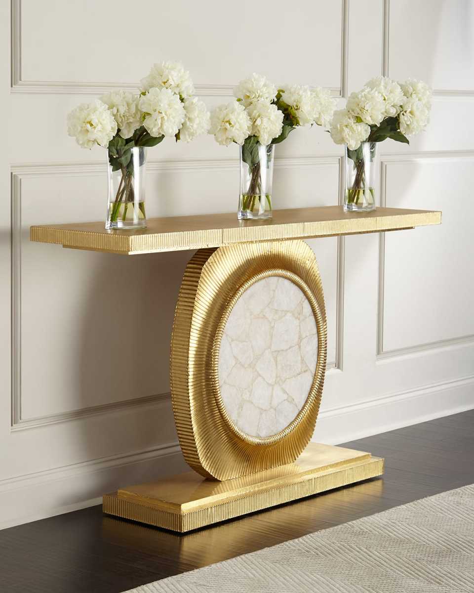 Opera Fluted Console Table
