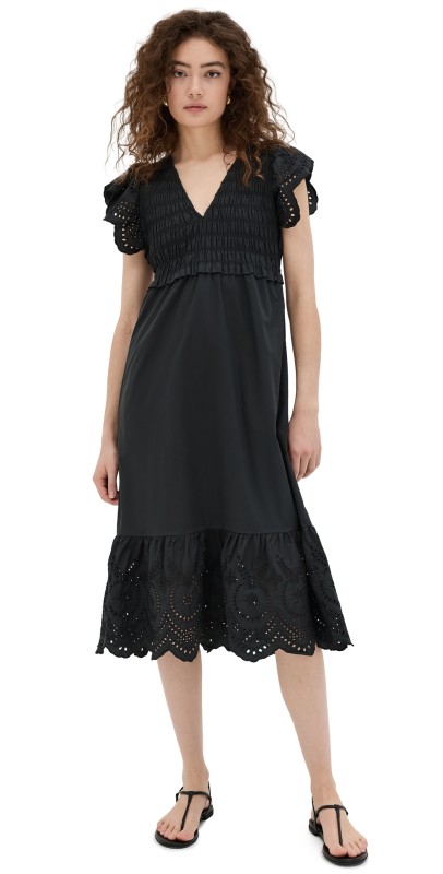 RAILS Clementine Dress Black Eyelet