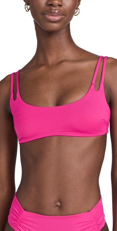 LSPACE Zinnia Bikini Top Bougainvillea