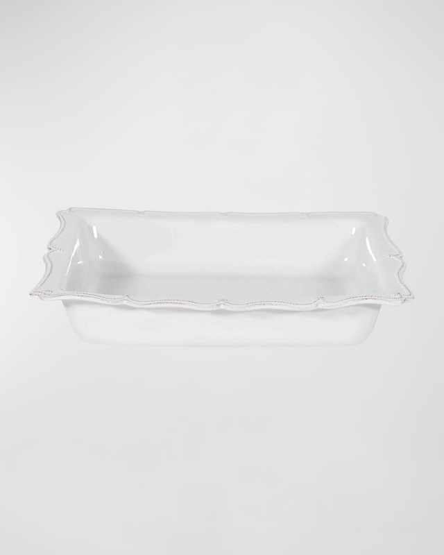 Berry & Thread Whitewash 17" Rectangular Baker