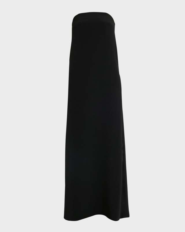 Alya Silk Cady Strapless Dress