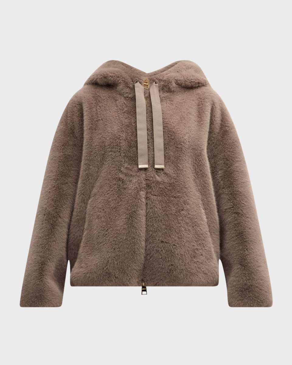 Giubbotto Faux Fur Bomber Jacket