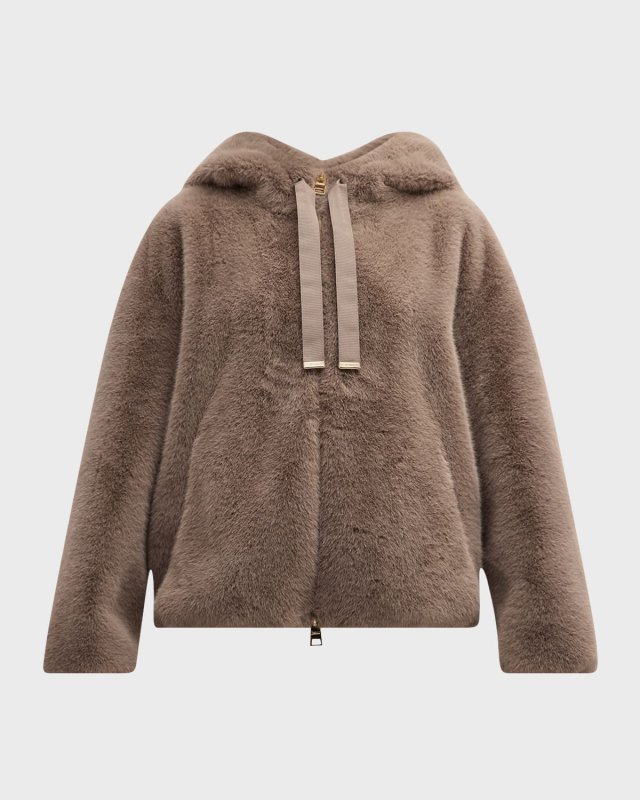 Giubbotto Faux Fur Bomber Jacket