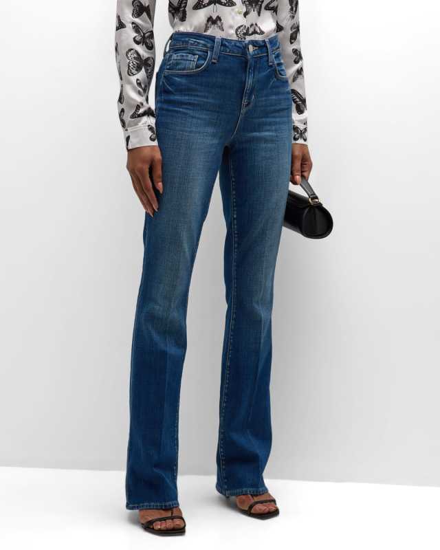 Selma High-Rise Sleek Baby Bootcut Jeans
